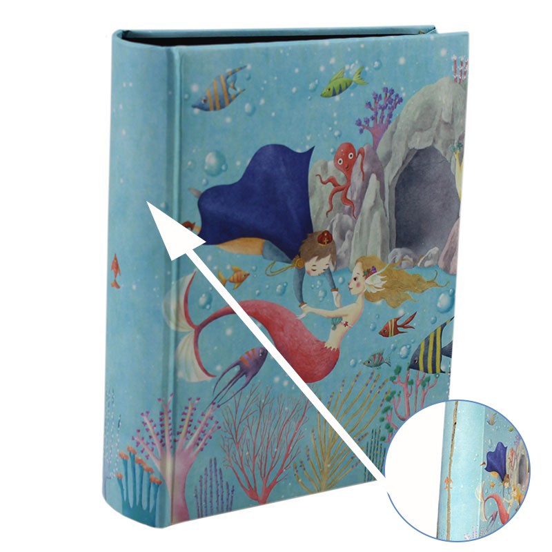 Album foto Ariel 100 poze 10x15 cm, buzunare slip in, file negre, albastru, RESIGILAT - imagine 6